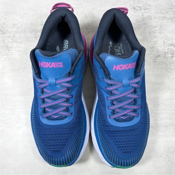 SOLD. DO NOT BUY! Hoka One One Bondi 7 Blue Sneakers Womens Size 7 - Picture 7 of 11